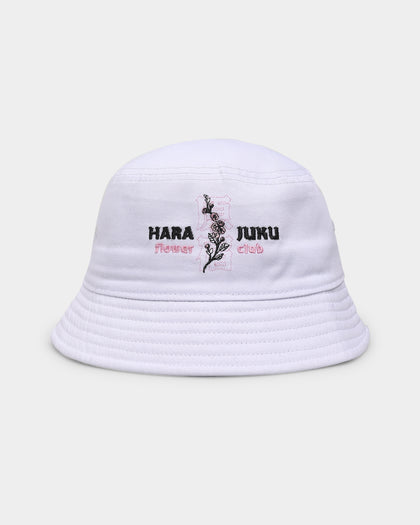 Goat Crew Harajuku Bucket Hat White