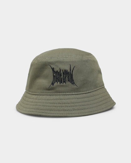 Goat Crew Metal Bucket Hat Olive