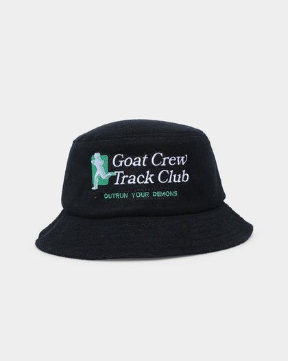 Goat Crew Track Club Towel Bucket Hat Black