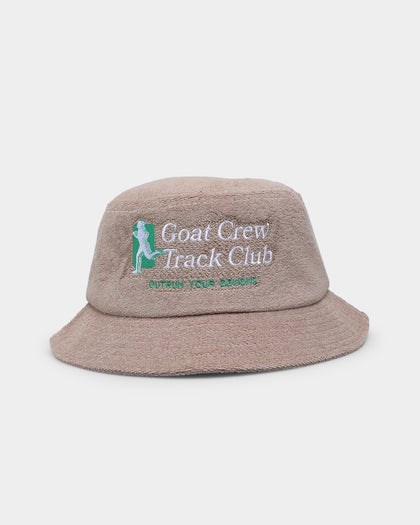 Goat Crew Track Club Towel Bucket Hat Tan