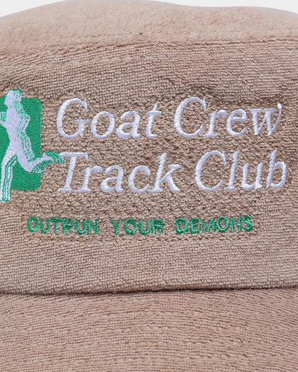 Goat Crew Track Club Towel Bucket Hat Tan
