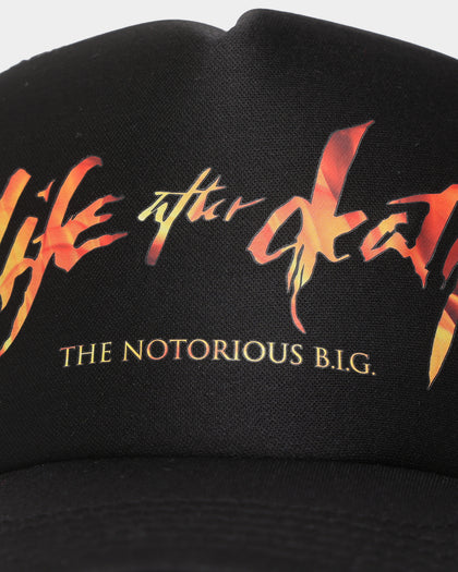 Notorious B.I.G Biggie Black Trucker Snapback Black