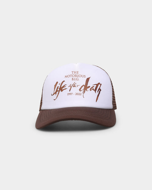 Notorious B.I.G Biggie Brown Trucker Snapback Brown