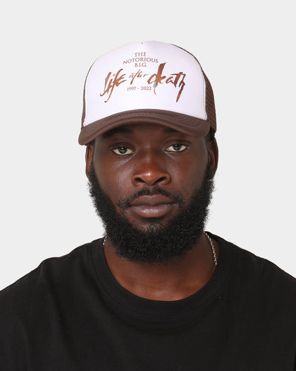 Notorious B.I.G Biggie Brown Trucker Snapback Brown