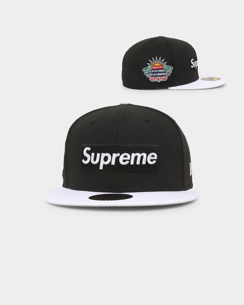 Supreme X New Era Spring Training 2-Tone Box Logo Fitted Black