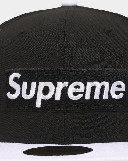 Supreme X New Era Spring Training 2-Tone Box Logo Fitted Black