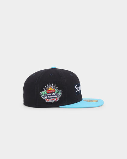 Supreme X New Era Spring Training 2-Tone Box Logo Fitted Blue