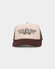 Goat Crew Sleeping Dragons Trucker White/Brown