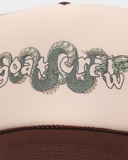 Goat Crew Sleeping Dragons Trucker White/Brown