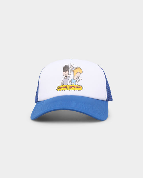 American Thrift American Thrift X Beavis & Butthead Rock Trucker Snapback White/Royal