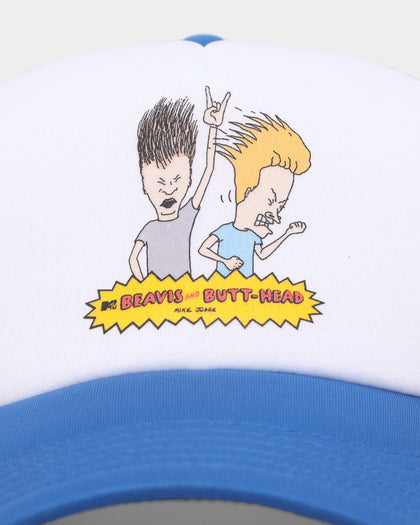 American Thrift American Thrift X Beavis & Butthead Rock Trucker Snapback White/Royal