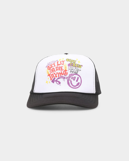 Goat Crew Get Lit Trucker Snapback White/Black