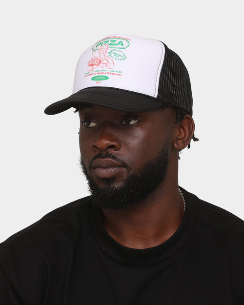 Goat Crew Pizza Trucker White/Black