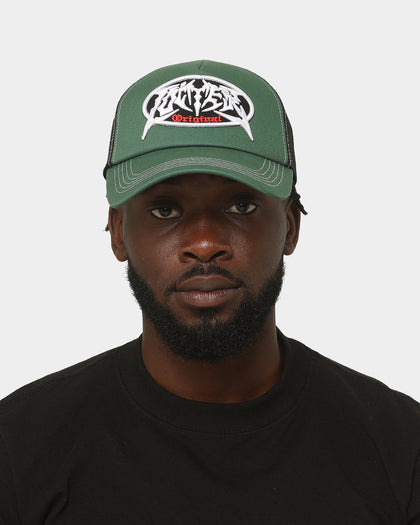 Loiter Metal Badge Trucker Green