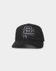Carre Mono Snapback Black
