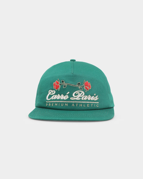 Carré Premium Athletic Snapback Forest Green