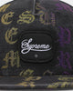 Supreme Gradient 5-Panel Snapback Black