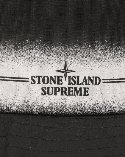 Supreme X Stone Island Crusher Bucket Hat Black