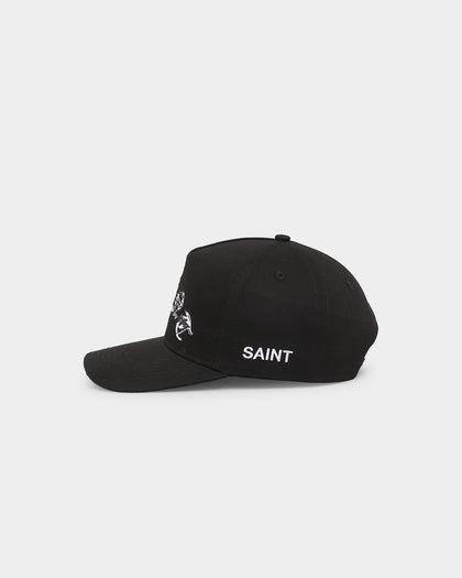 Saint Morta Paisley Skull Gothic Strapback Black