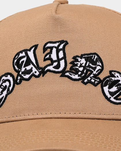 Saint Morta Paisley Skull Gothic Strapback Stone