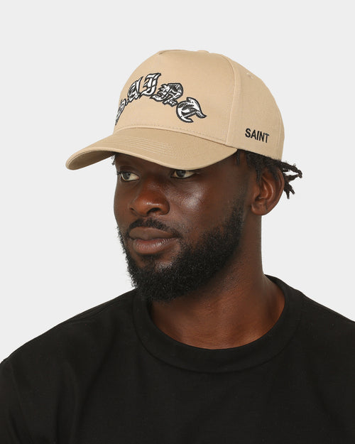 Saint Morta Paisley Skull Gothic Strapback Stone