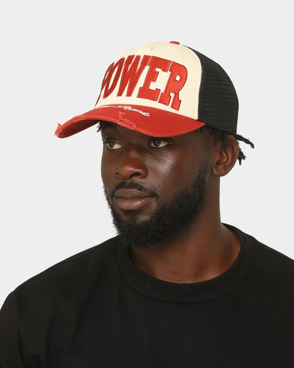 Loiter Power Trucker Snapback Red/Off White