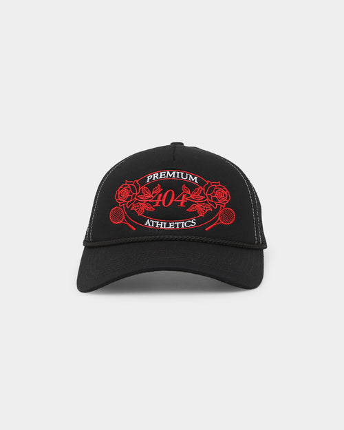 404 Premium Athletics Trucker Snapback Black