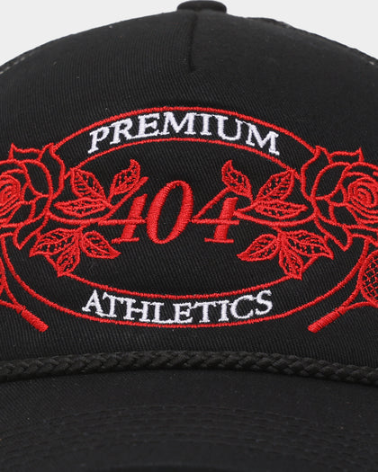 404 Premium Athletics Trucker Snapback Black