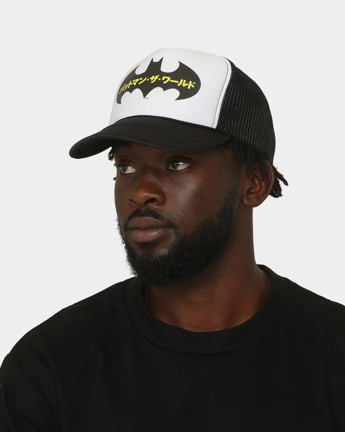 Goat Crew X Batman Batman Logo Trucker Snapback Black/White