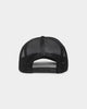 Goat Crew Tonal Puff Print Trucker Snapback Black/Black