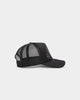 Goat Crew Tonal Puff Print Trucker Snapback Black/Black