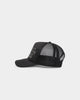 Goat Crew Tonal Puff Print Trucker Snapback Black/Black