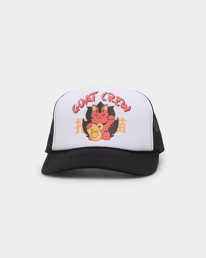 Goat Crew Hell Cat Trucker Black/White