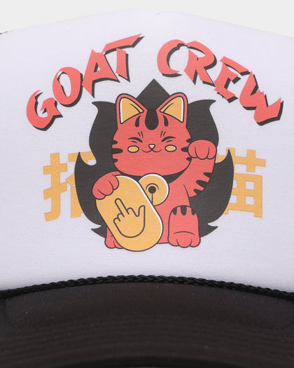 Goat Crew Hell Cat Trucker Black/White