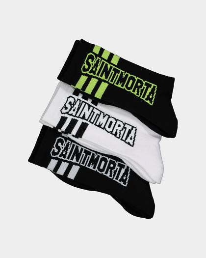 Saint Morta Pro Sport Sock 3 Pack Multi-Coloured