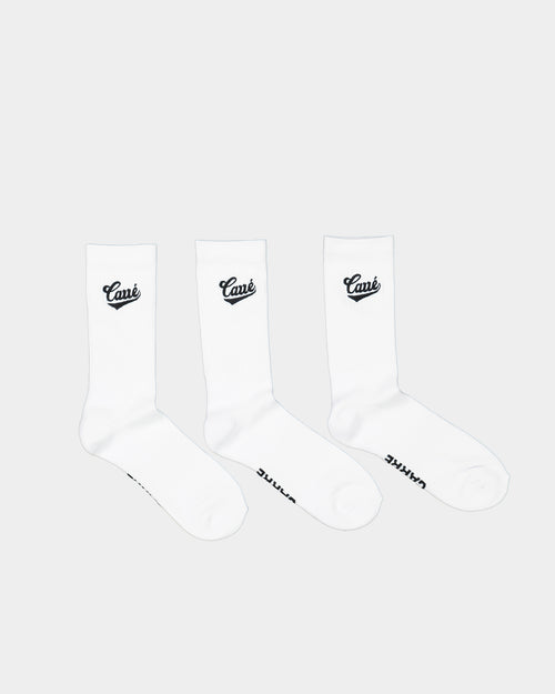 Carré Simplicity Sport Sock 3 Pack White