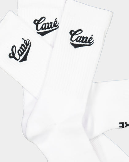 Carré Simplicity Sport Sock 3 Pack White