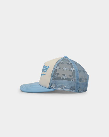 A Bathing Ape Star Mesh Cap Snapback Sky Blue