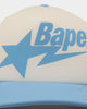 A Bathing Ape Star Mesh Cap Snapback Sky Blue