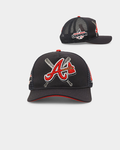 Pro Standard Atlanta Braves Mash Up Trucker Snapback Navy