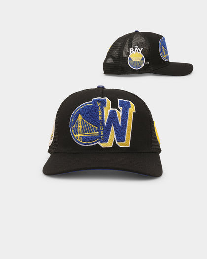Pro Standard Golden State Warriors Mash Up Trucker Snapback Black