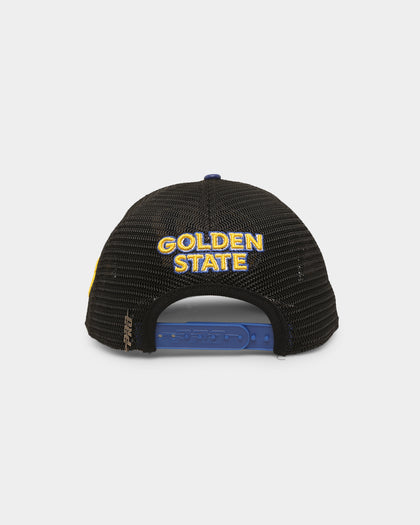 Pro Standard Golden State Warriors Mash Up Trucker Snapback Black