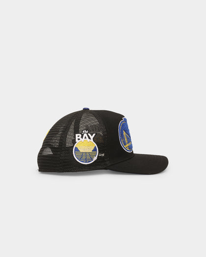 Pro Standard Golden State Warriors Mash Up Trucker Snapback Black