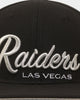 Pro Standard Las Vegas Raiders Script Wordmark Snapback Black