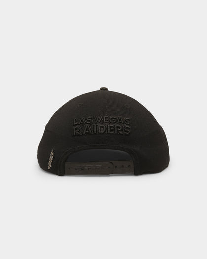 Pro Standard Las Vegas Raiders Triple Black Wool Snapback Black/Black