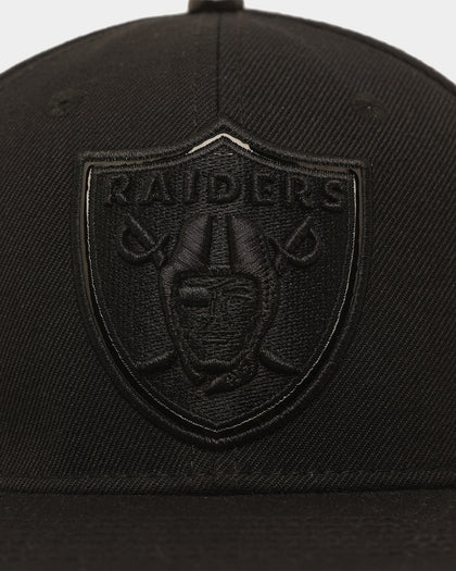 Pro Standard Las Vegas Raiders Triple Black Wool Snapback Black/Black