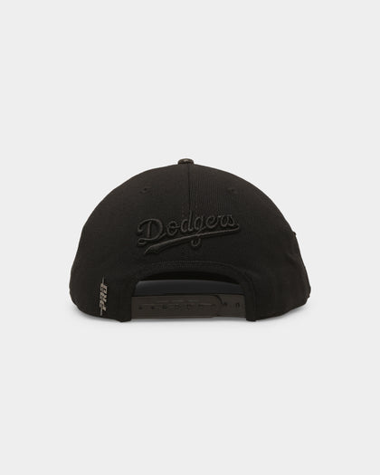 Pro Standard Los Angeles Dodgers Triple Black Wool Snapback Black/Black
