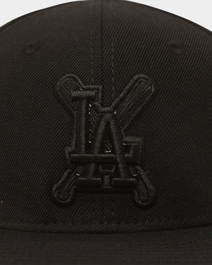 Pro Standard Los Angeles Dodgers Triple Black Wool Snapback Black/Black