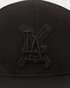 Pro Standard Los Angeles Dodgers Triple Black Wool Snapback Black/Black