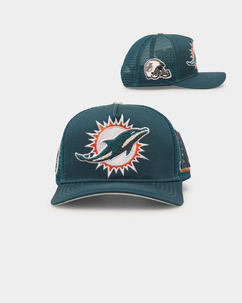 Pro Standard Miami Dolphins Mash Up Trucker Snapback Teal